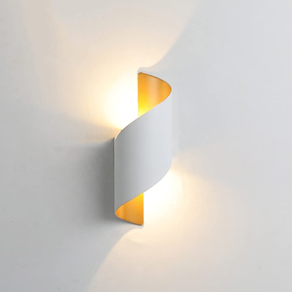 Energy-Efficient LED Up & Down Porch Lights - Durable Aluminum Outdoor Wall Sconce Fixtures for Garage, Patio, Balcony & Doorway - Weatherproof Indoor/Outdoor Lighting for Enhanced Curb Appeal & Security