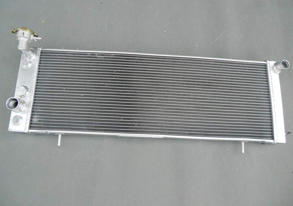 1991-2001 Jeep Cherokee XJ/Wagoneer Truck Aluminum Radiator with 3-Row Cooling & Dual Electric Fans - High Performance Cooling Upgrade for Off-Road & Towing