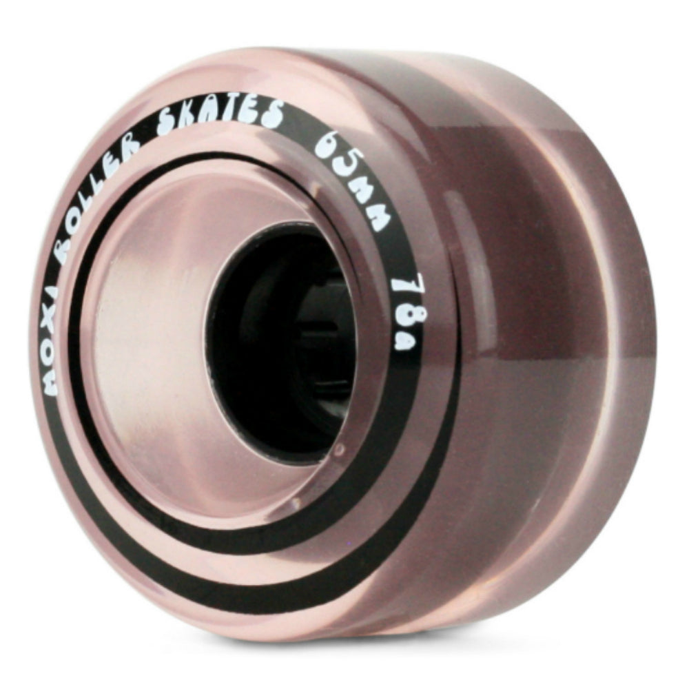 Premium Moxi Gummy 65mm Quad Wheels - 4 Pack Set for Smooth Roller Skating & Outdoor Sports - Perfect for Rinks, Parks & Street Skating