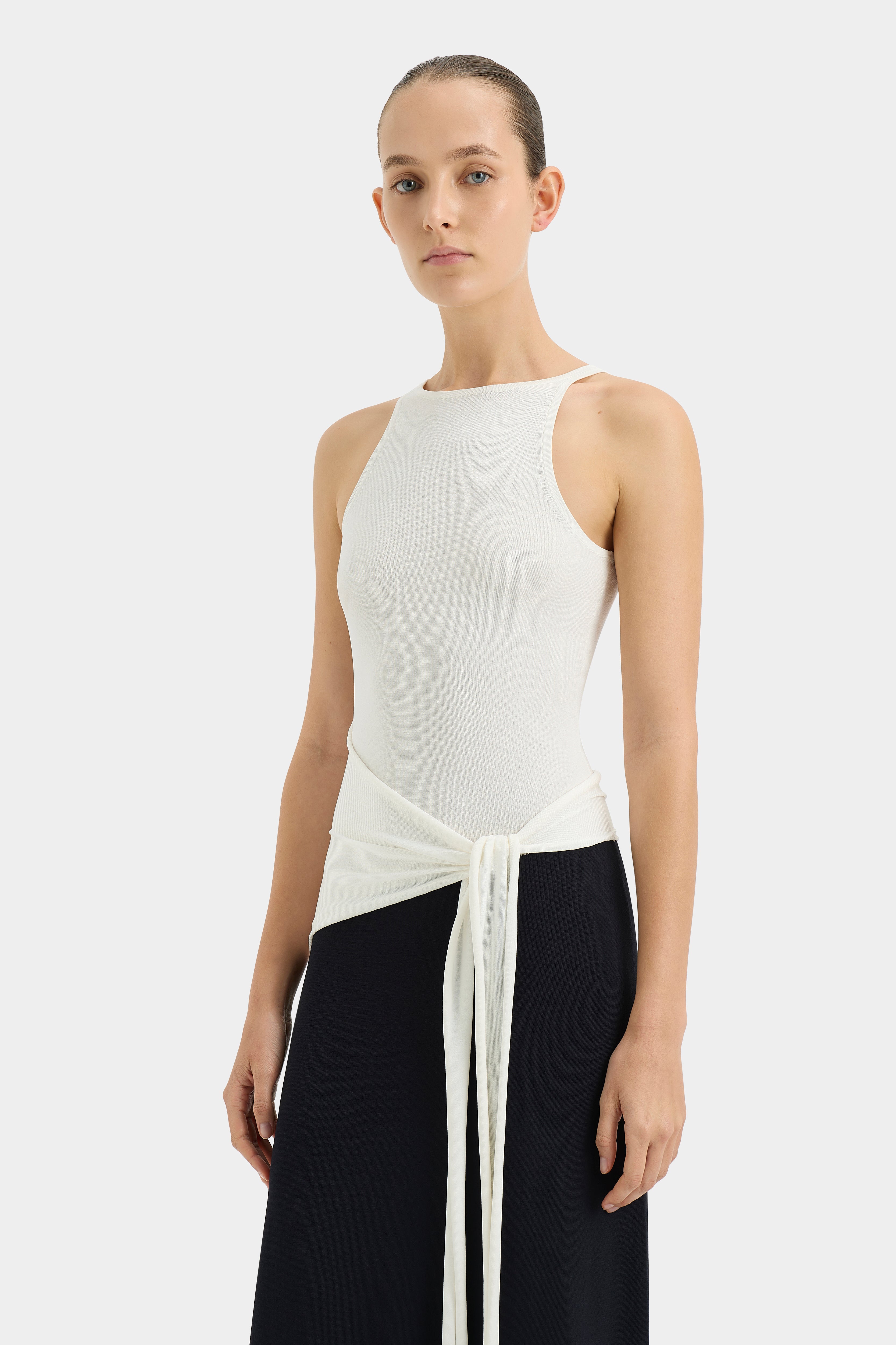 Emery Tie Waist Dress for Women - Flowy Summer Midi Dress with Adjustable Belt - Perfect for Beach Vacations, Date Nights & Office Wear