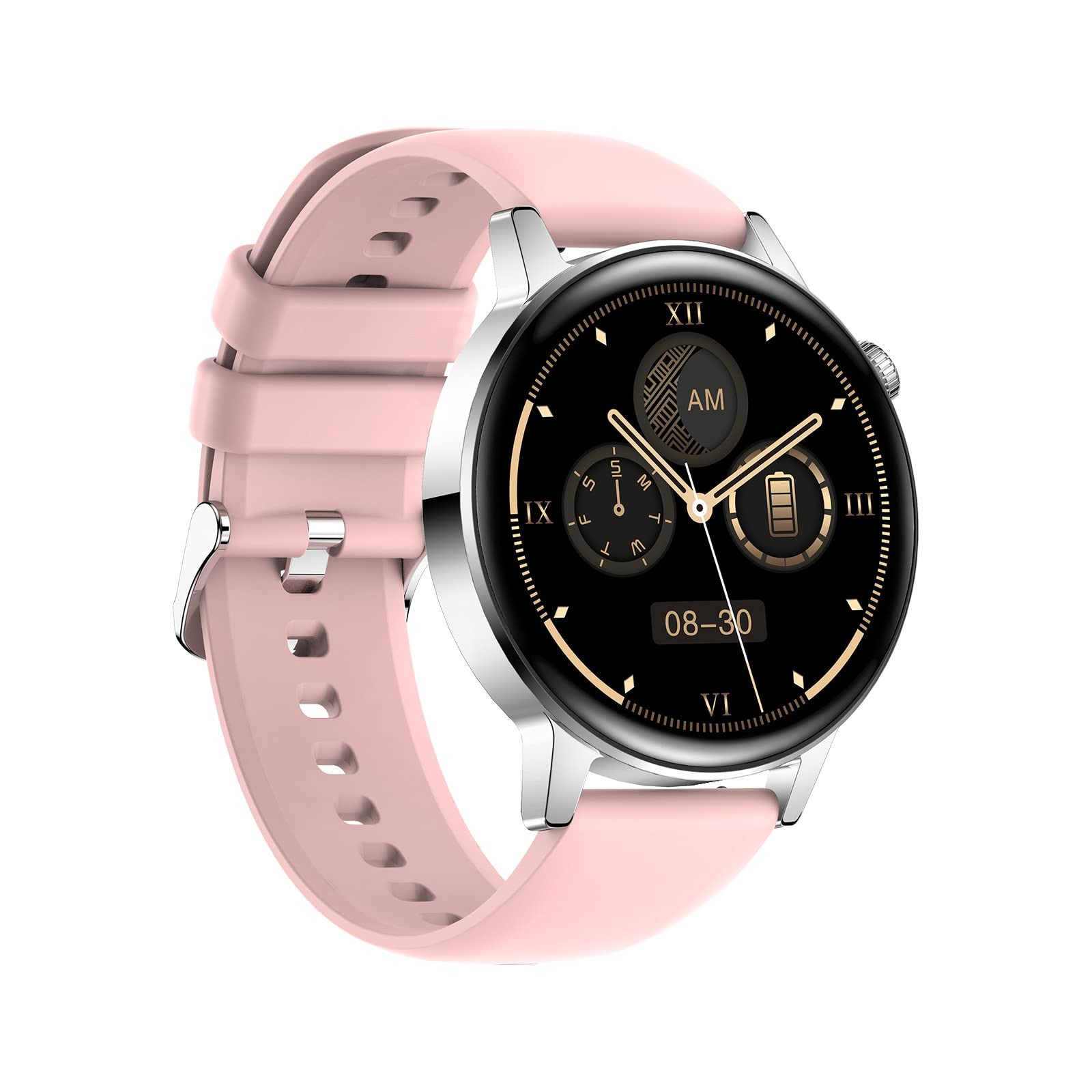 Charella Smart Watch - 1.36 Inch HD Color Touch Screen with Heart Rate Monitor, Sleep Tracker, Bluetooth Calling & IP67 Waterproof for Fitness & Outdoor Activities | Perfect for Running, Swimming & Daily Use