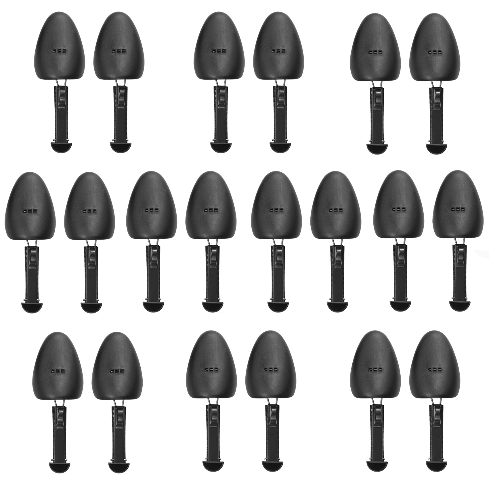 Premium Plastic Shoe Trees for Men - Sneaker & Boot Stretcher & Shaper - Keep Shoes Fresh & Maintain Shape - Perfect for Storage, Travel & Daily Use