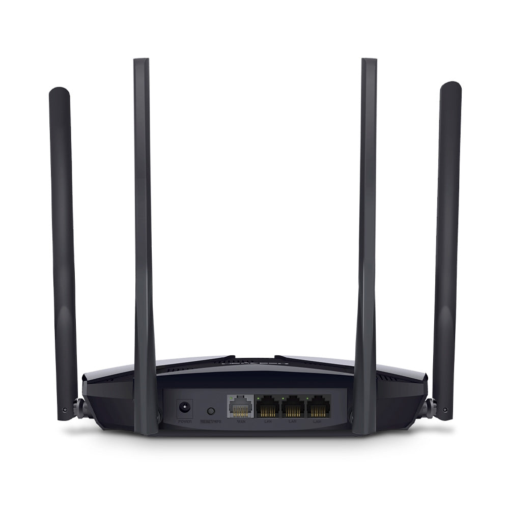 Mercusys MR70X AX1800 Dual Band WiFi 6 Gigabit Router - High Speed Wireless Internet for Home & Office | 4K Streaming, Gaming & Smart Devices Connectivity