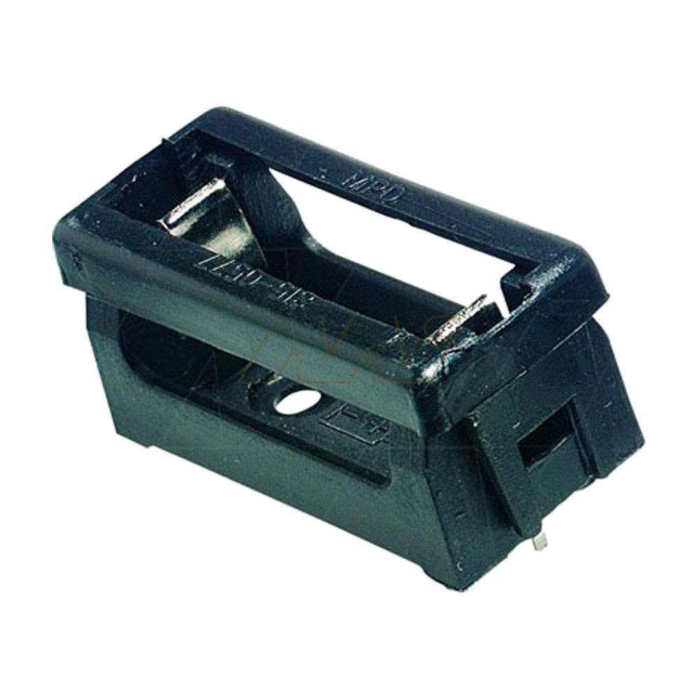 AA Battery Holder with Cover for PCB - 1 or 2 AA Batteries - Perfect for DIY Electronics, Circuit Boards & Power Projects