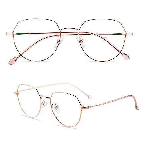 Progressive Multifocus Reading Glasses for Women - Lightweight Aviator Style Computer Eyewear for Reading, Working & Screen Time
