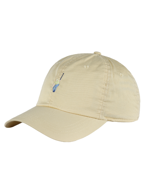 Jack Nicklaus Signature Yellow Golf Hat - Adjustable Crouching Jack Cap for Men - Perfect for Golf Courses, Outdoor Sports & Casual Wear