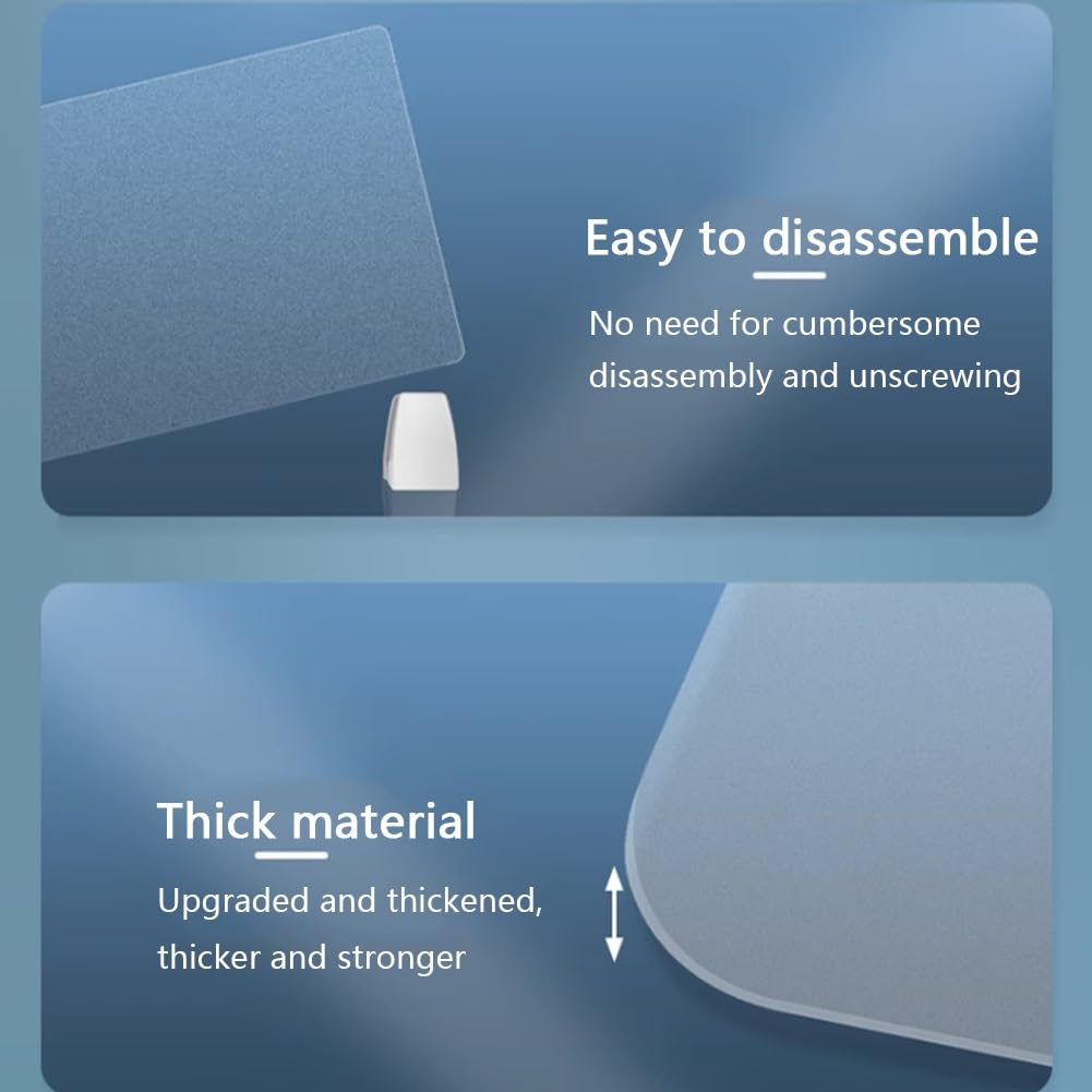 Frosted Acrylic Desk Partition - 23.6