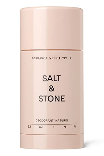 SALT & STONE Natural Deodorant with Probiotics & Shea Butter - 24 Hour Odor Protection for Women & Men - Baking Soda Free, Aluminum Free, Paraben Free, Cruelty Free & Vegan (2.6 oz) - Ideal for Sensitive Skin & Daily Freshness