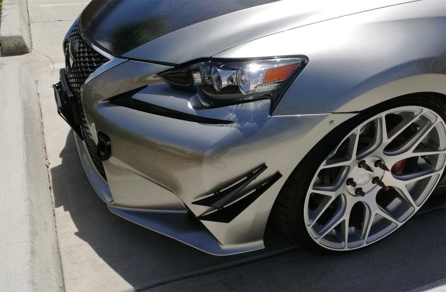 4pcs Universal Black Front Bumper Canard & Body Diffuser Fins - Aerodynamic Car Styling Accessories for Sports Cars, Tuners & Racing Vehicles - Enhances Appearance & Performance