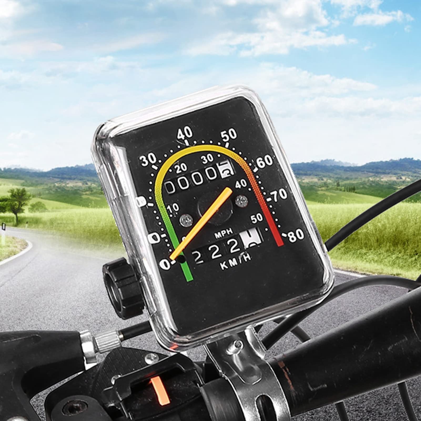 WGFOIP Bike Computer - Wireless Cycling Speedometer & Odometer with Backlit Display, Waterproof Bike GPS for Mountain/Road Bikes - Perfect for Cycling Training, Commuting & Outdoor Adventures
