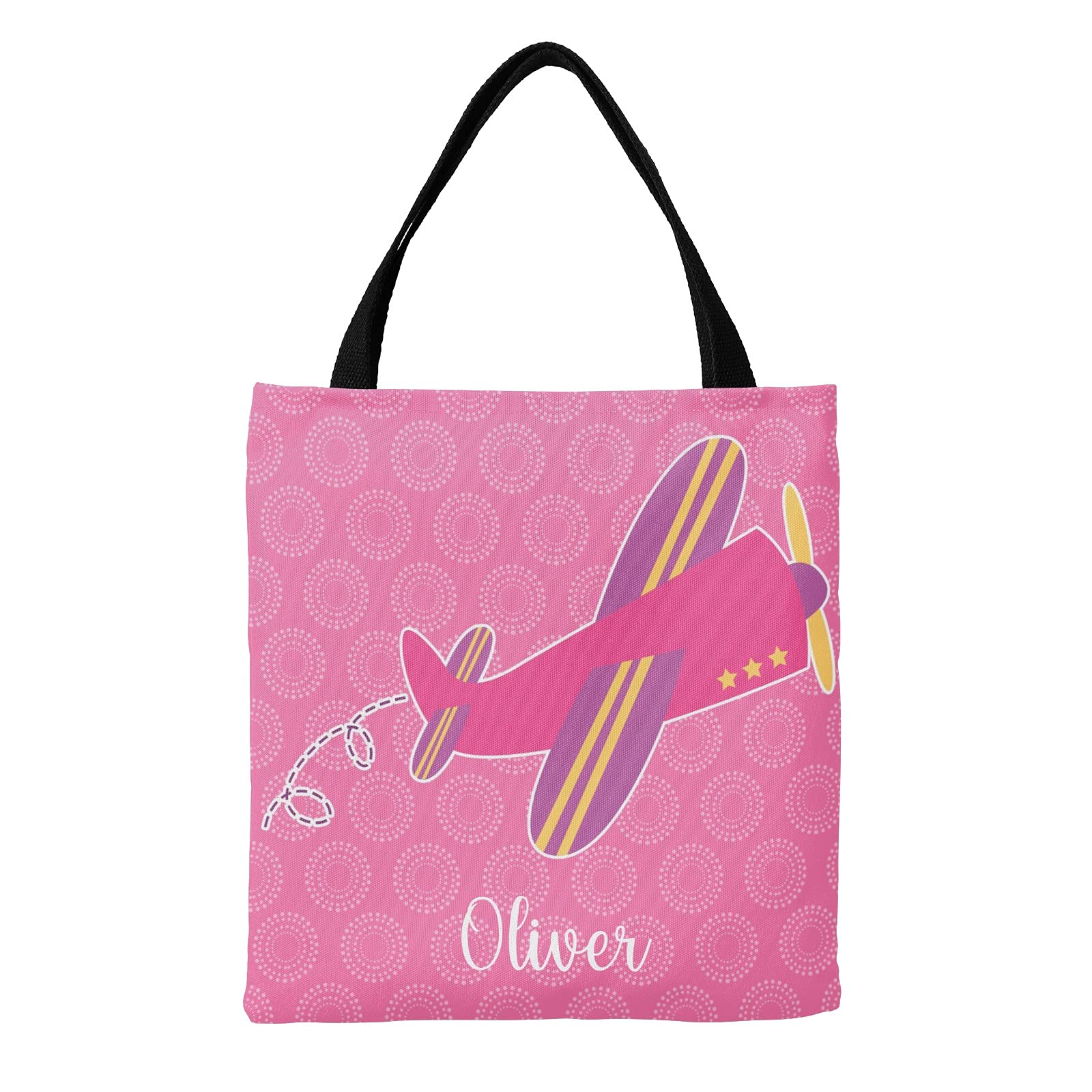 Custom Personalized Canvas Tote Bags for Women & Kids - Eco-Friendly Reusable Shopping Bags for Groceries, Beach, Travel & Daily Use