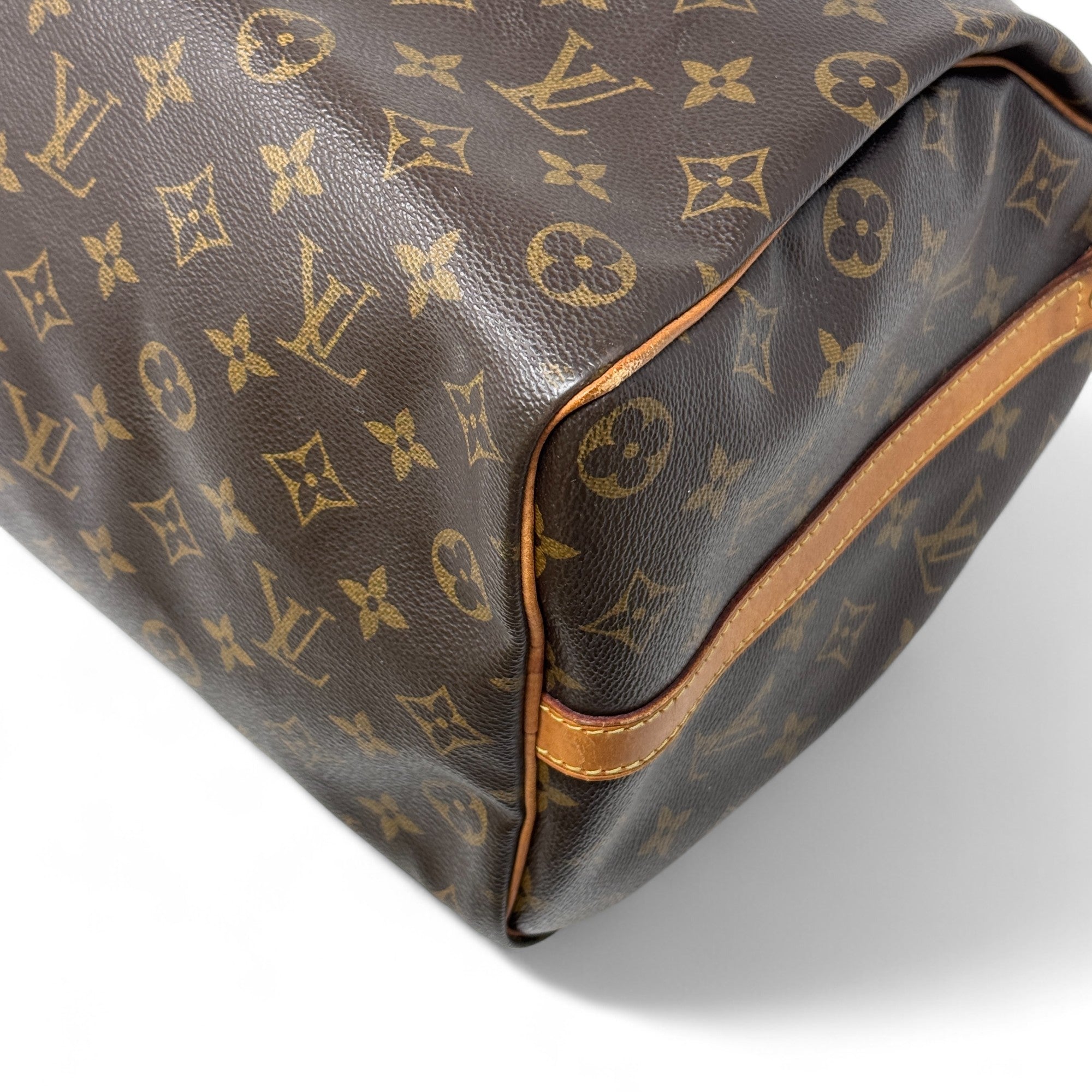 Authentic Louis Vuitton Monogram Speedy Bandouliere 35 Crossbody Bag - Luxury Handbag for Women, Travel & Everyday Use