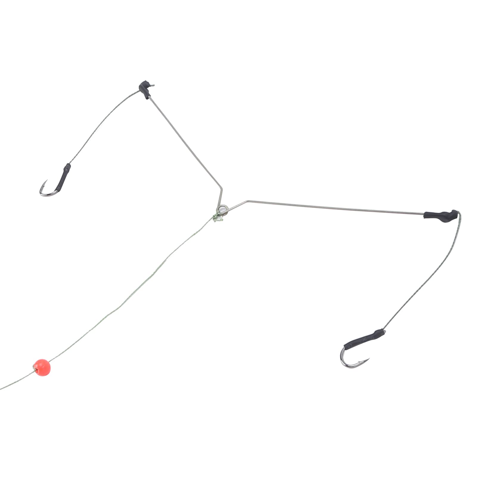 4 Pcs Copper Fishing Bait Cage with Spring Basket Lure Feeder - Durable Bait Traps for Freshwater & Saltwater Fishing - Essential Fishing Tackle Accessories for Bass, Trout and Catfish - Perfect for Bank Fishing, Boat Fishing and Ice Fishing