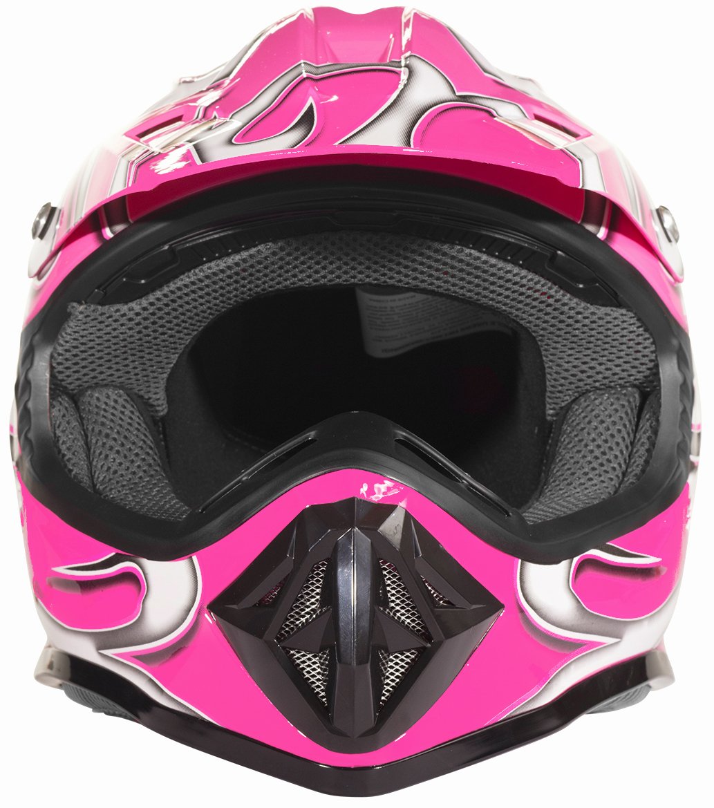 Kids & Youth Offroad Motocross ATV Dirt Bike MX Safety Gear Combo Set - Helmet, Gloves, Goggles & Chest Protector for Extreme Sports & Outdoor Adventures