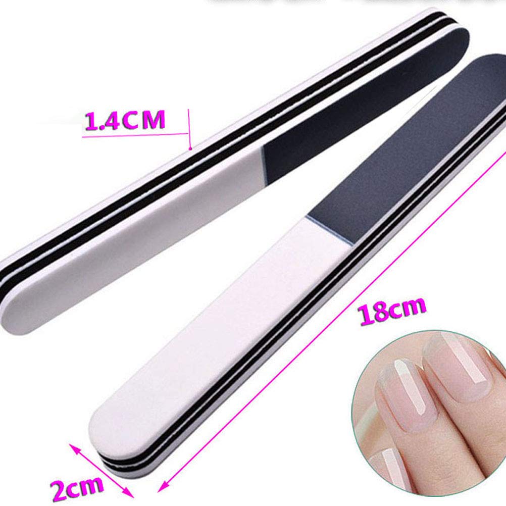 20PCS Nail Buffer & File Set - Professional Sponge Nail File Boards for Smoothing, Shaping & Polishing - Perfect for Manicure, Pedicure & At-Home Nail Care