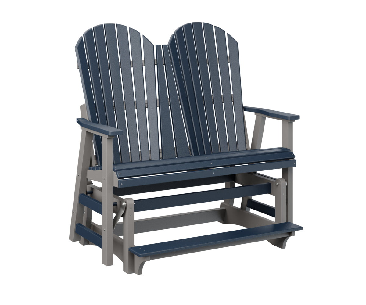 Navy Blue on Light Gray