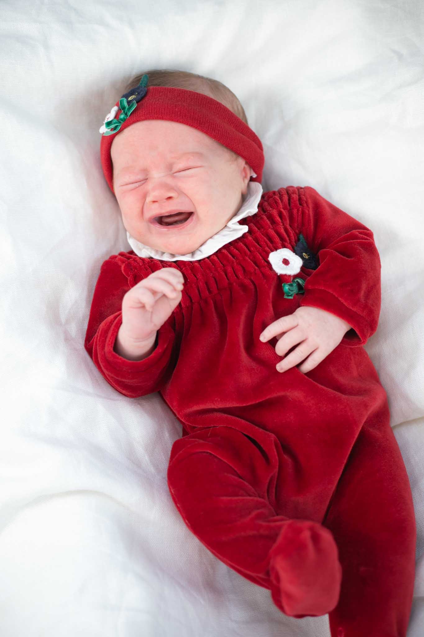 Soft Cherry Velour Baby Girl Onesie - Cozy & Cute Outfit for Newborns & Toddlers - Perfect for Playtime, Naptime & Photo Shoots