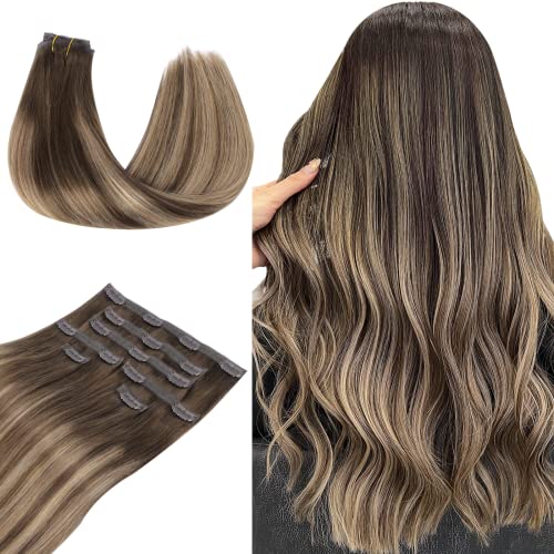 #4/26/4 Balayage Chocolate Brown to Honey Blonde
