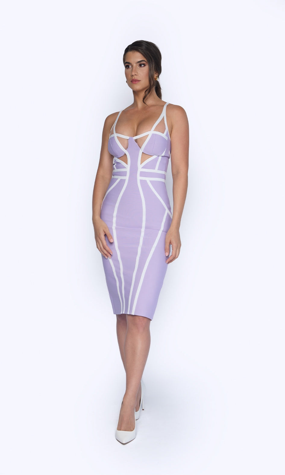 Cecilia Dress - Elegant Women's Floral Midi Dress for Casual Wear, Office, and Special Occasions | Perfect for Summer, Weddings, and Parties