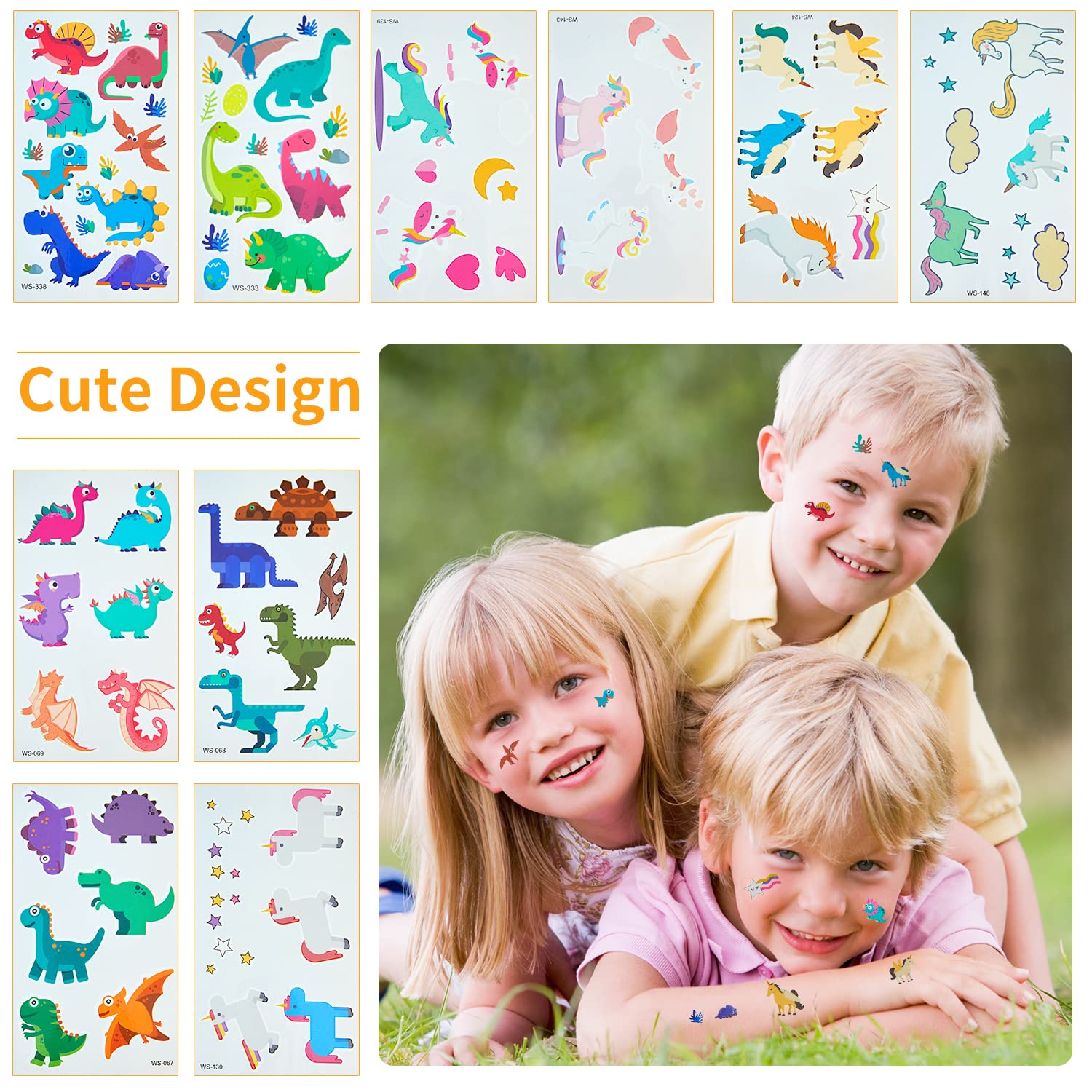 SMOKFON Kids Party Favor Bag Fillers - Assorted Toys Including Rainbow Springs, Slap Bracelets, Bouncy Balls & Temporary Tattoos - Perfect for Birthday Parties, Classroom Rewards, Stocking Stuffers & School Prizes - Fun Gift for Boys & Girls