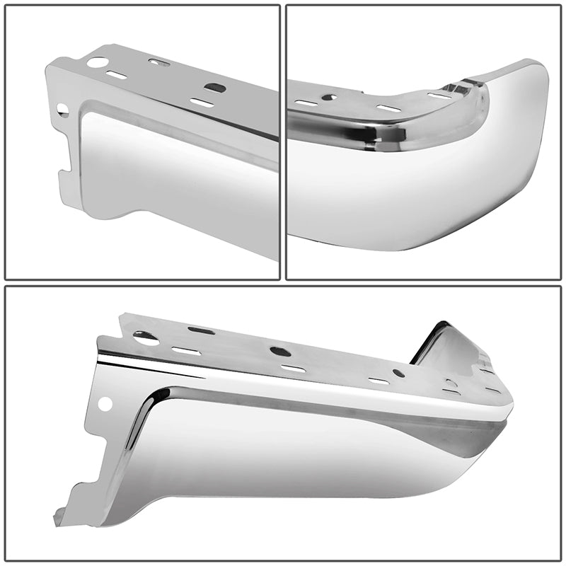 09-14 Ford F150 Fleetside Rear Bumper Ends Without Sensor Holes - Pair | Durable Replacement Parts for Truck Accessories & Off-Road Upgrades