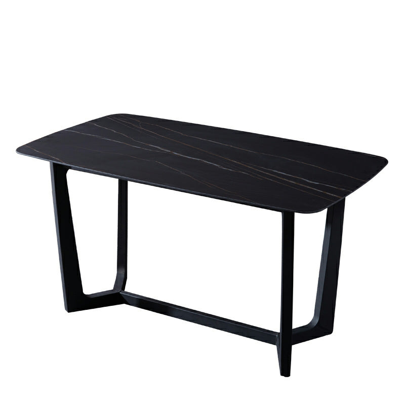 Premium YARELI Sintered Stone Dining Table - 180cm Modern Black Kitchen Table for 6-8 People | Perfect for Dining Rooms, Kitchens & Open-Plan Living Spaces