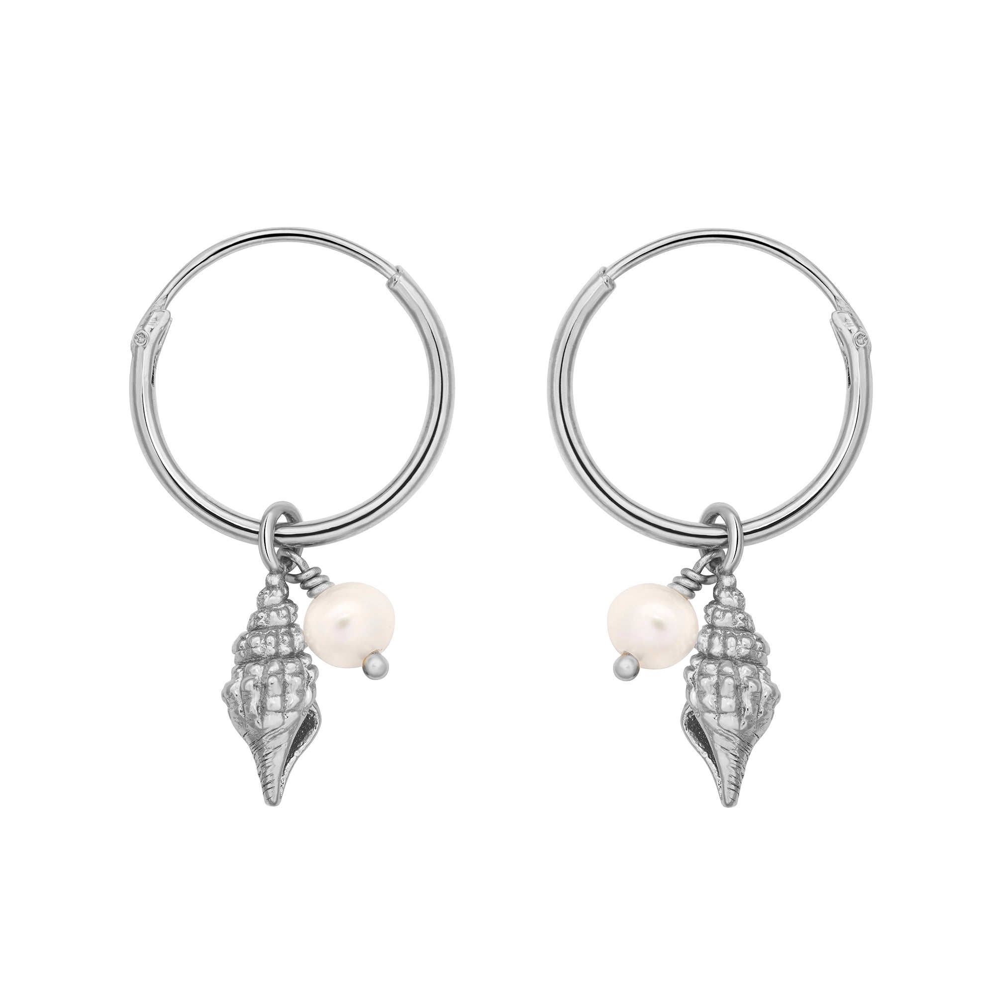 Elegant Spiral Pearl Hoop Earrings for Women - Trendy Boho Chic Jewelry Gift for Party, Wedding & Everyday Wear