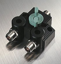 CX210N Diamond Antenna Switch - DC to 1000MHz, 2-Position Coaxial Switch with N-Type Connector, 1.5kW Power Handling - Ideal for Ham Radio, Broadcast & RF Testing Applications