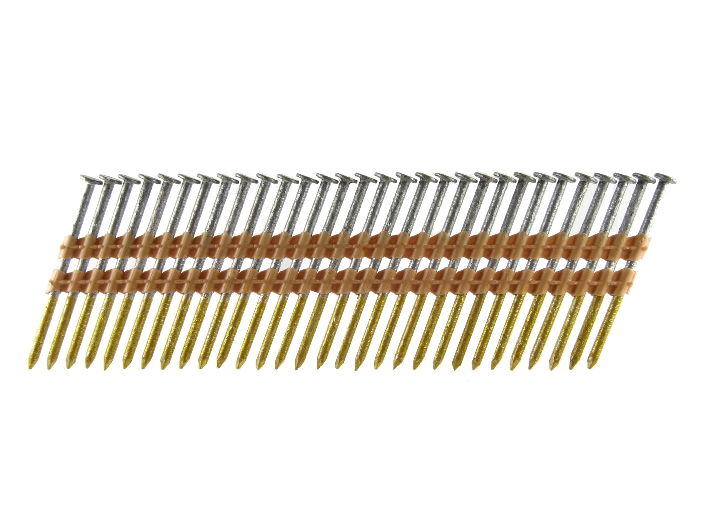 B&C Eagle 2X113HDR/22 2-Inch x .113 x 22 Degree Hot Dip Galvanized Ring Shank Framing Nails - Plastic Collated, 3000 Nails per Box - Ideal for Framing, Roofing, and Deck Construction Projects