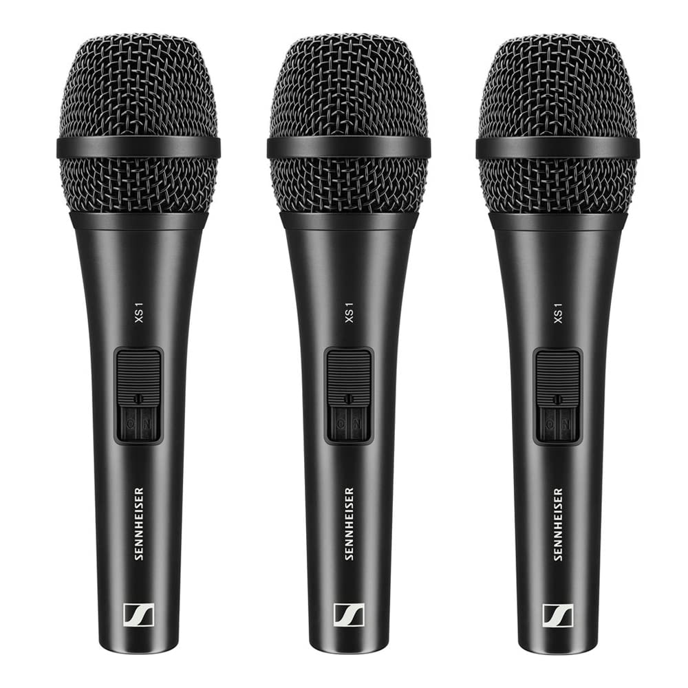Sennheiser XS 1 Cardioid Dynamic Handheld Vocal Microphone with Mute Switch - Professional Studio & Live Performance Mic for Singers, Podcasters & Public Speakers