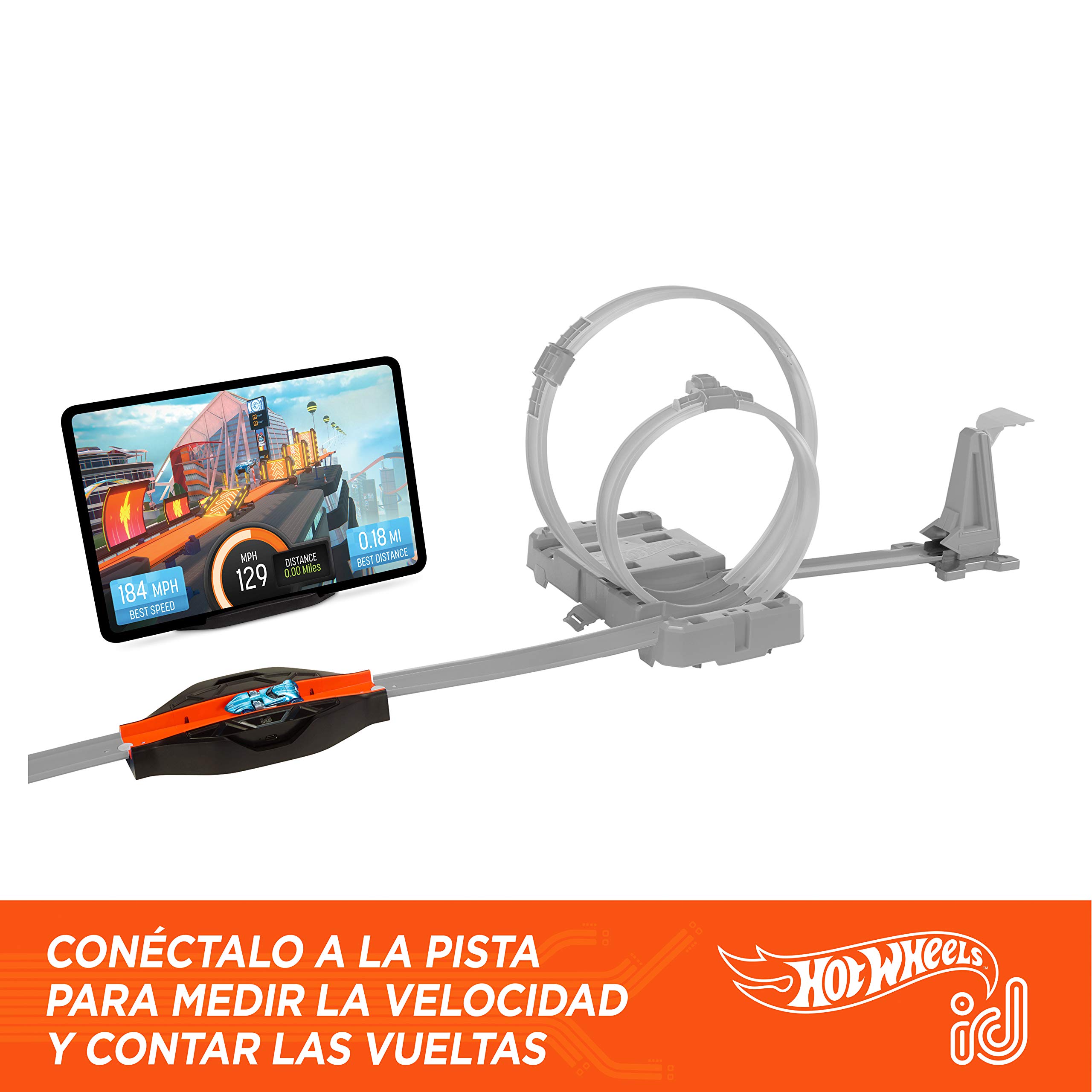 Hot Wheels ID Race Portal with Car - Interactive Racing Toy for Kids Ages 8+ - Perfect for Indoor Play & Digital Racing Battles