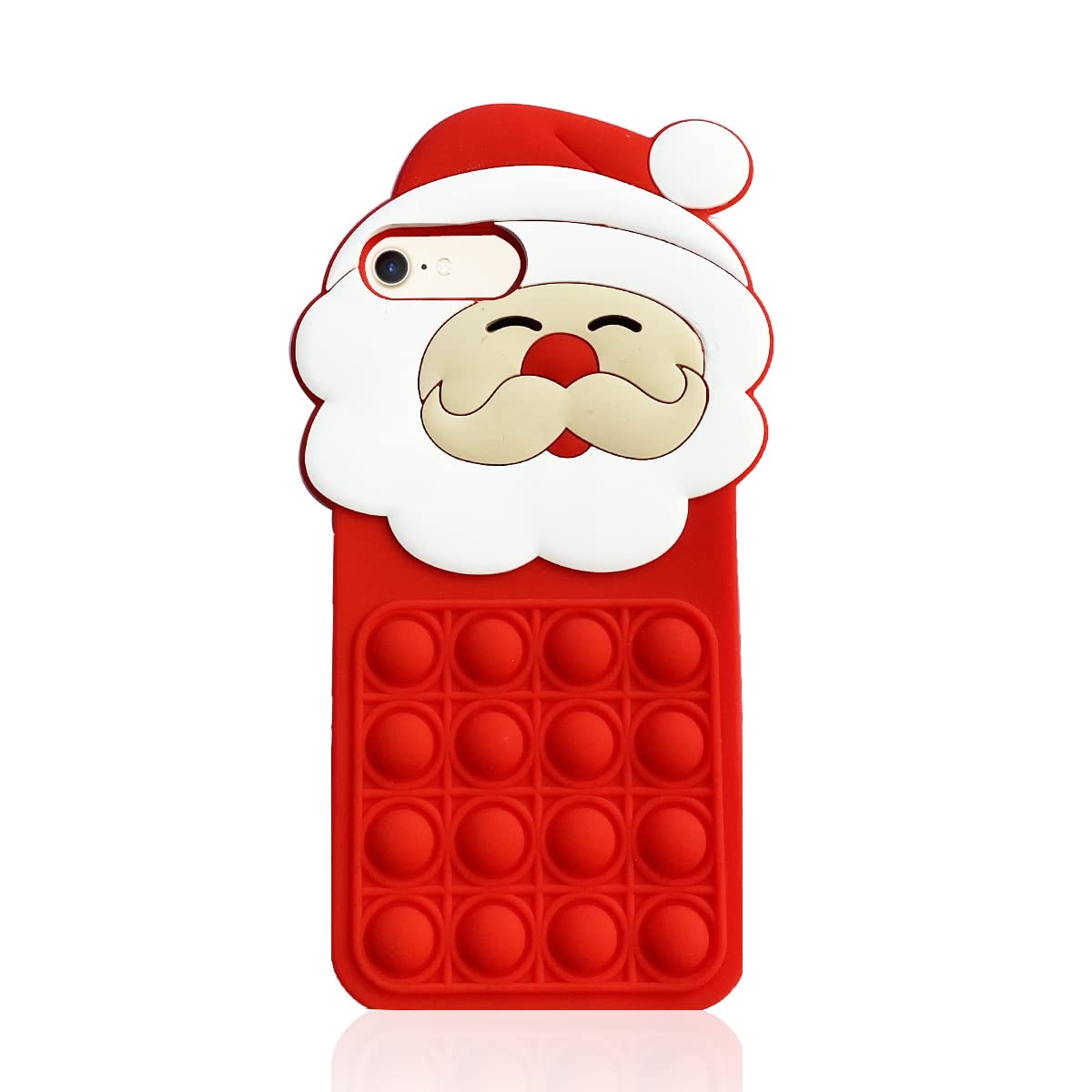 Santa Claus Pop it Phone Case for iPhone 7/8/SE/6S/6 4.7