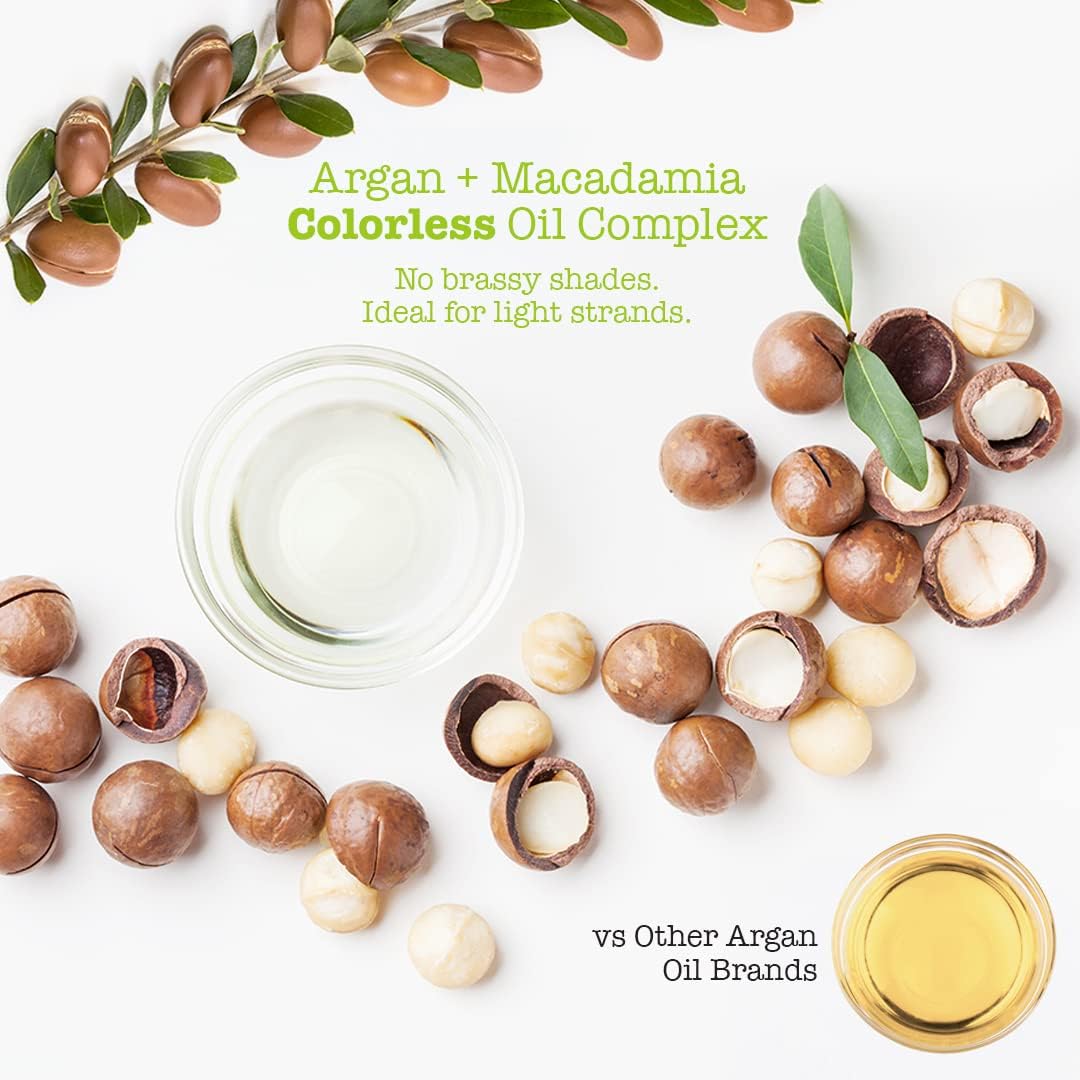 Macadamia Oil Hair Treatment - 4.2 oz Pure Healing Oil for Dry & Damaged Hair - Nourishing & Repairing Hair Care in Glass Bottle - Perfect for Daily Hair Moisturizing & Split Ends Treatment