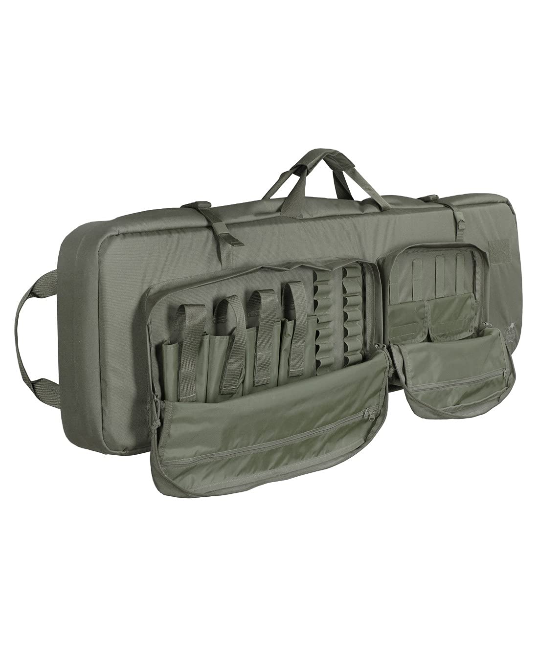 Tasmanian Tiger TT DBL Modular Rifle Bag Olive (7751.331) - Tactical Military Range Gear for Hunting & Shooting Sports