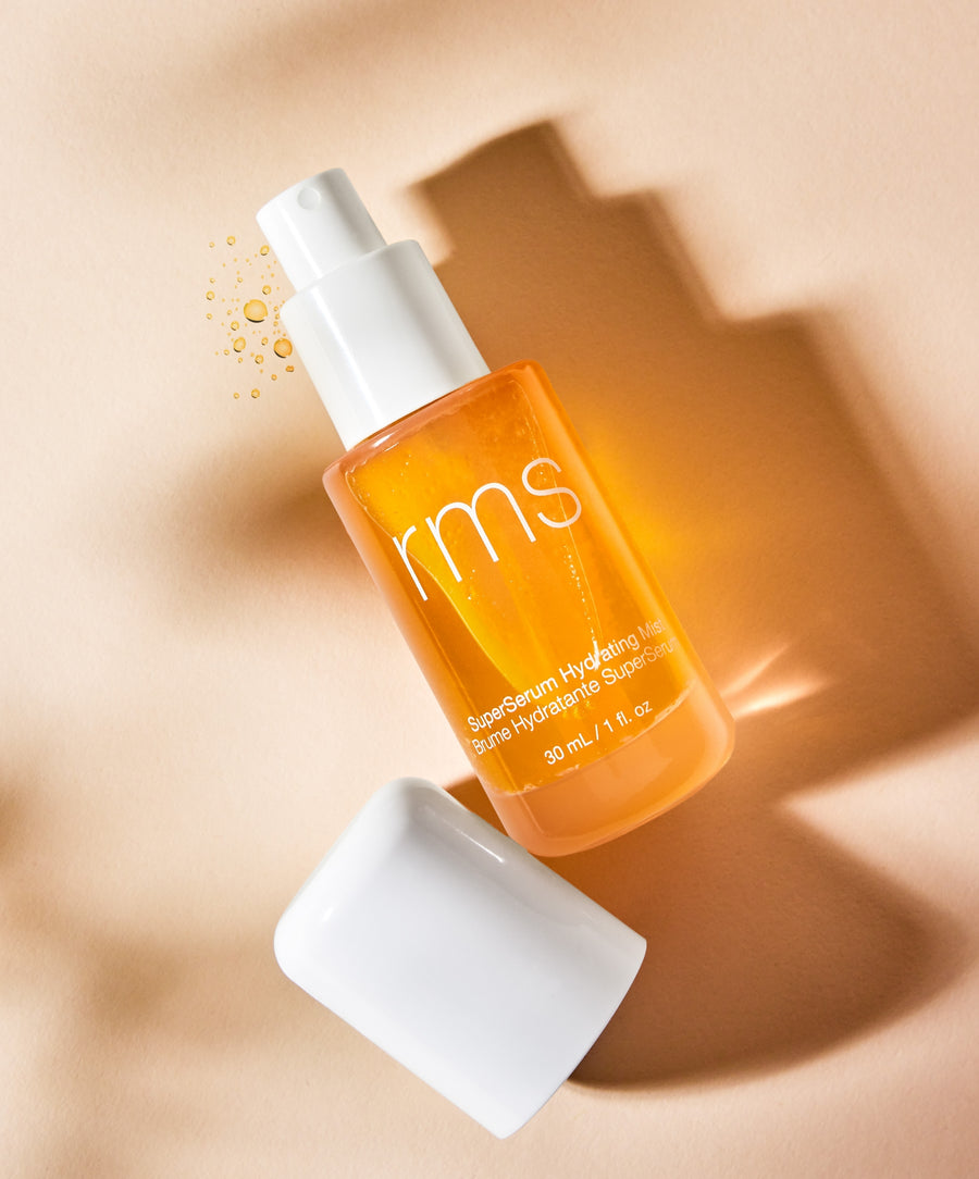 RMS Beauty SuperSerum Hydrating Face Mist with Hyaluronic Acid & Vitamin E - Rejuvenating Facial Spray for Dry Skin, Makeup Setting & On-The-Go Hydration