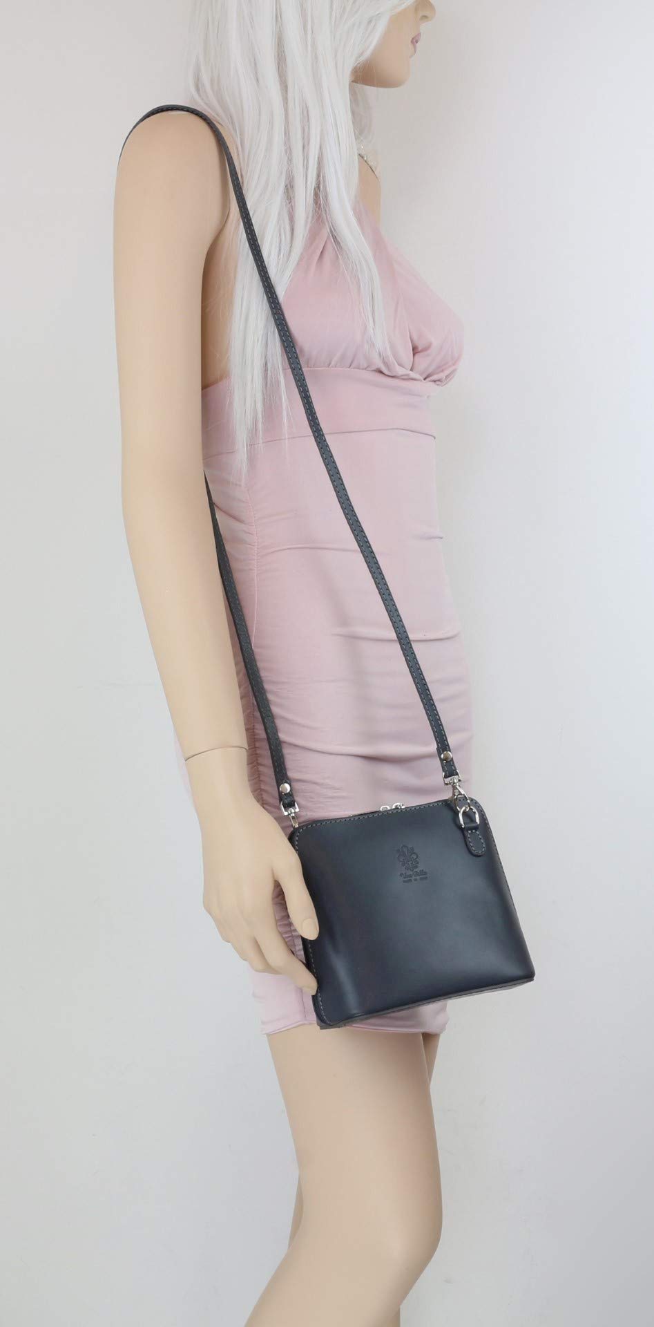 Stylish Women's Leather Snake Skin Crossbody Shoulder Bag - Elegant & Durable for Daily Use, Work, and Evening Outings