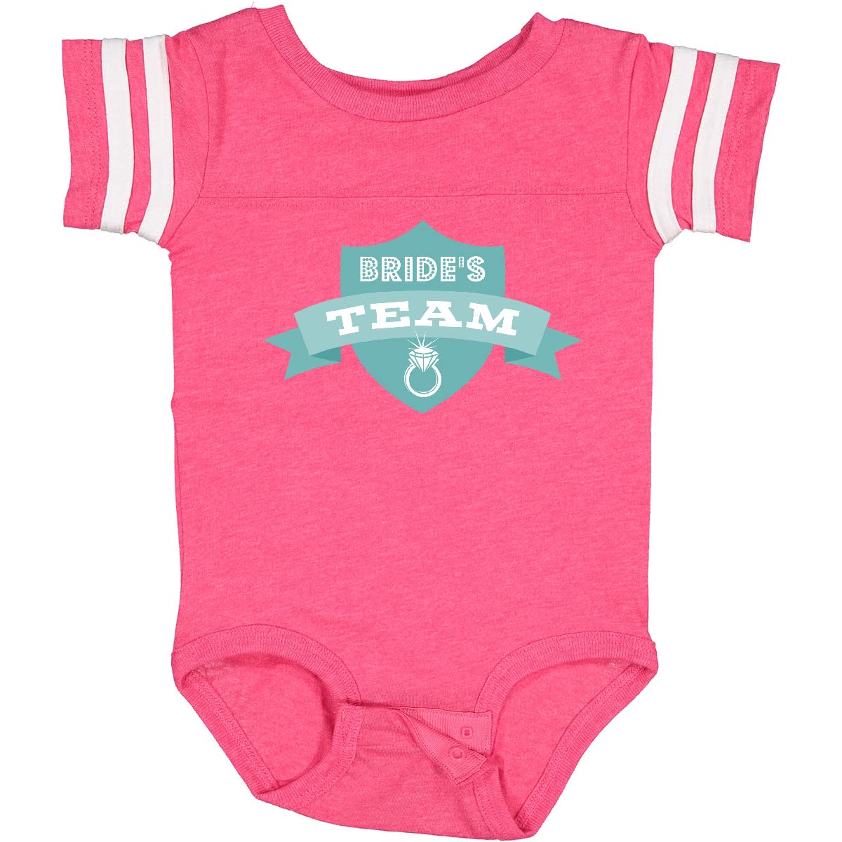 Inktastic Banner Bride's Team Baby Bodysuit - Cute Wedding Party Outfit for Infants & Newborns - Perfect for Bridal Showers, Baby Showers & Family Photos
