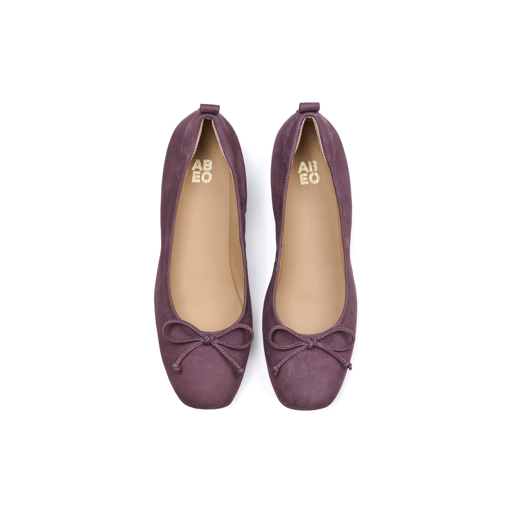 Abeo Cadence Bow Purple - Comfortable & Stylish Women's Shoes for Walking, Work & Casual Wear