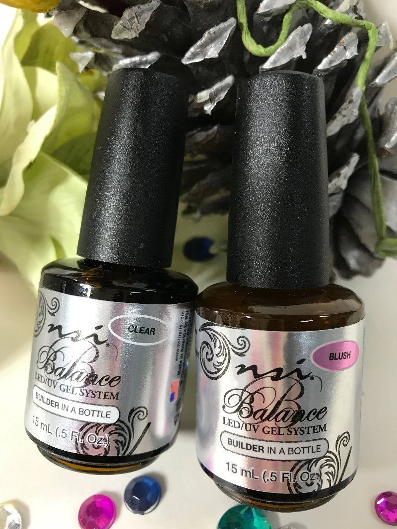 Builder Gel In A Bottle NSI - Professional Nail Strengthening Gel for DIY Manicures | Perfect for Home Nail Care & Salon Quality Results