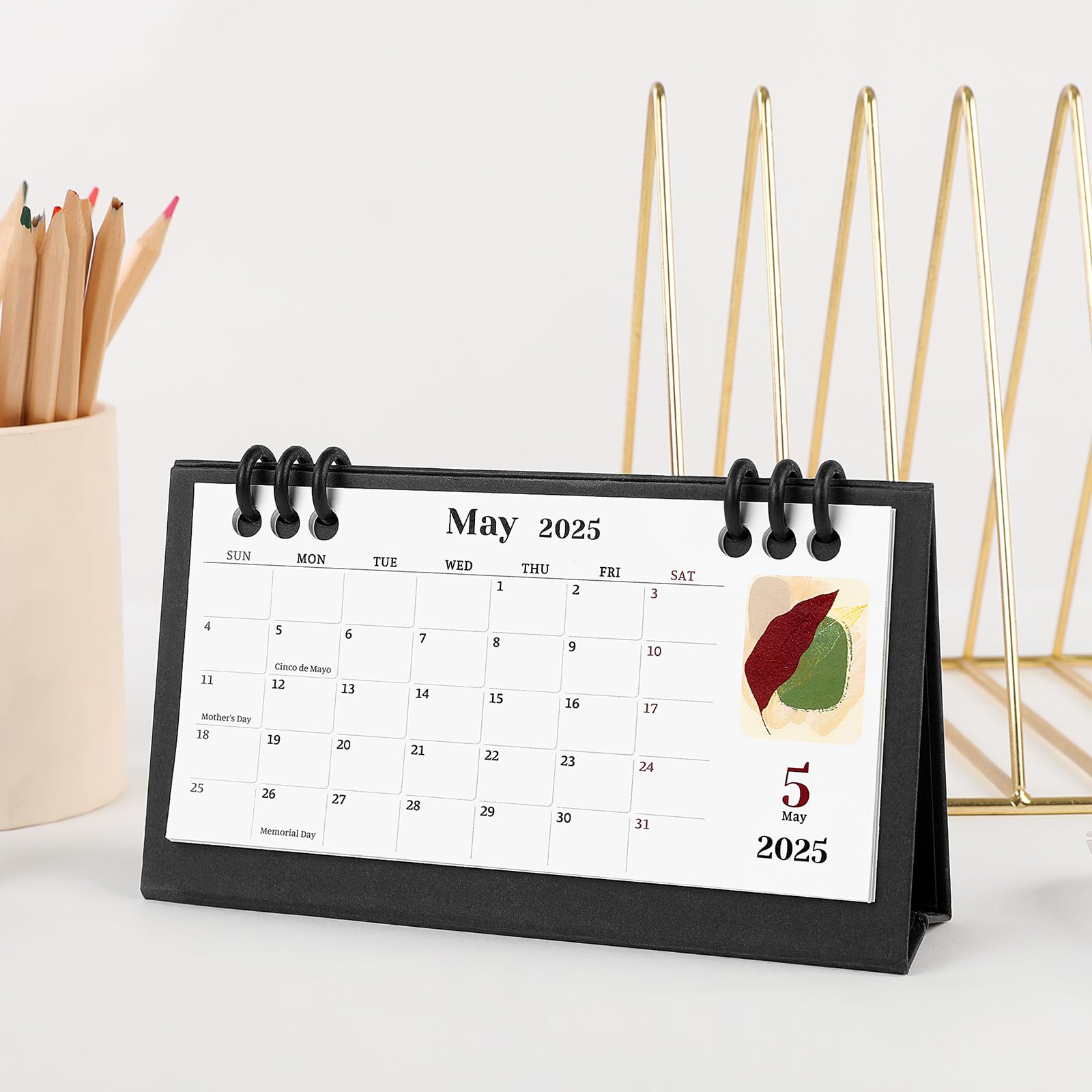 2025-2026 Small Desk Calendar - 6.3