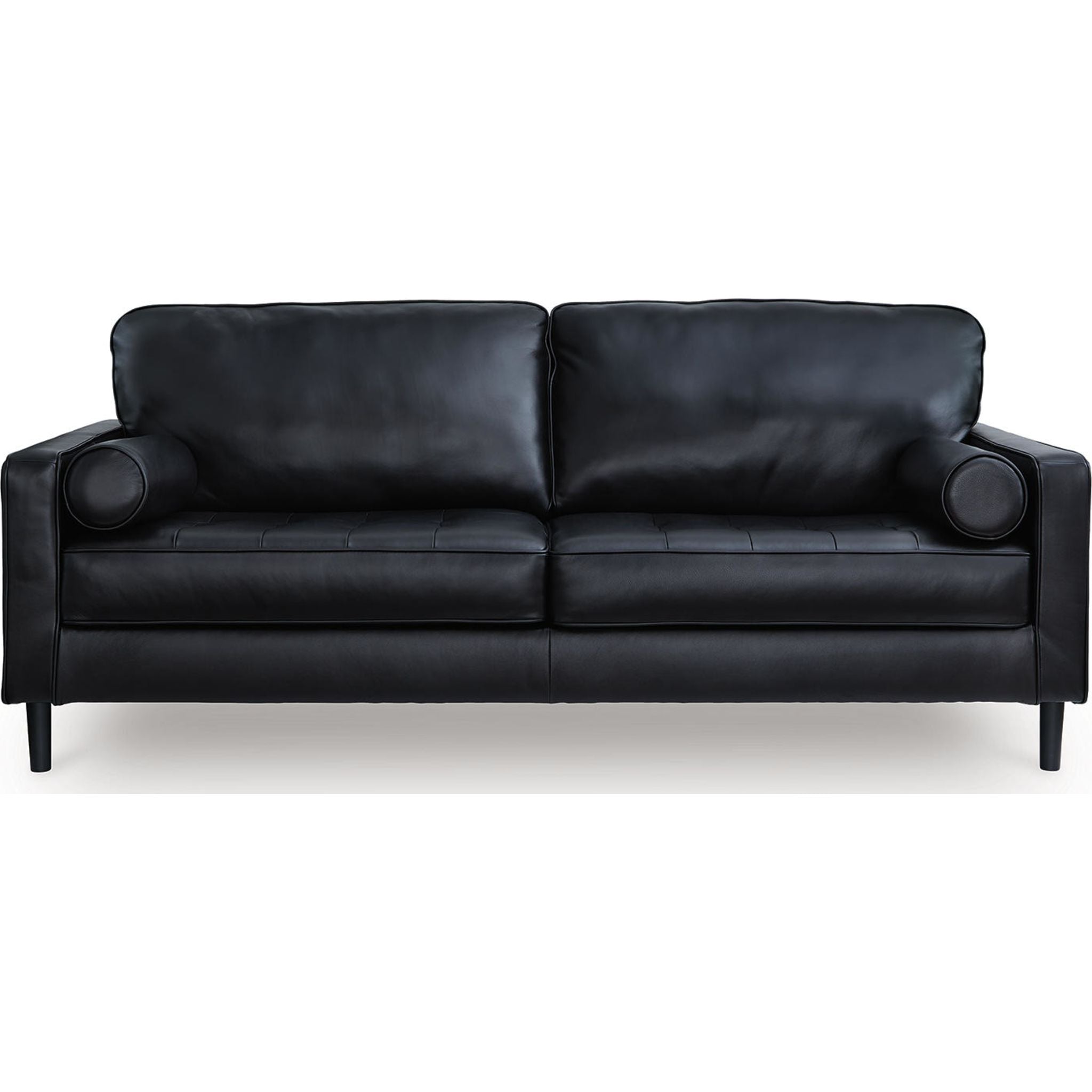 Bryceview Sofa in Onyx Black - Modern Comfort for Living Room, Lounge & Home Theater