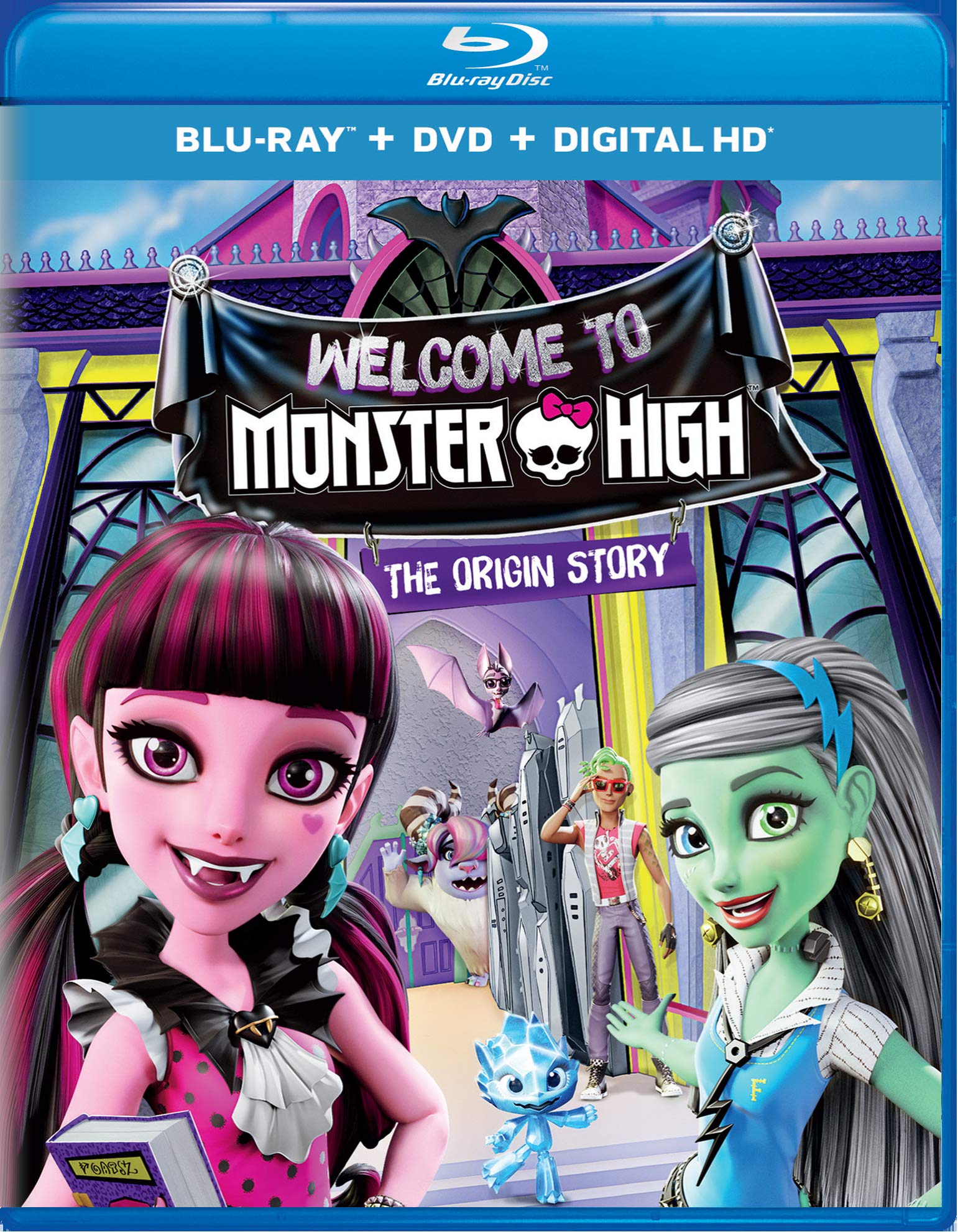 Monster High: Welcome to Monster High Blu-ray - Scary Fun Movie for Teens & Kids, Perfect for Halloween Parties & Sleepovers
