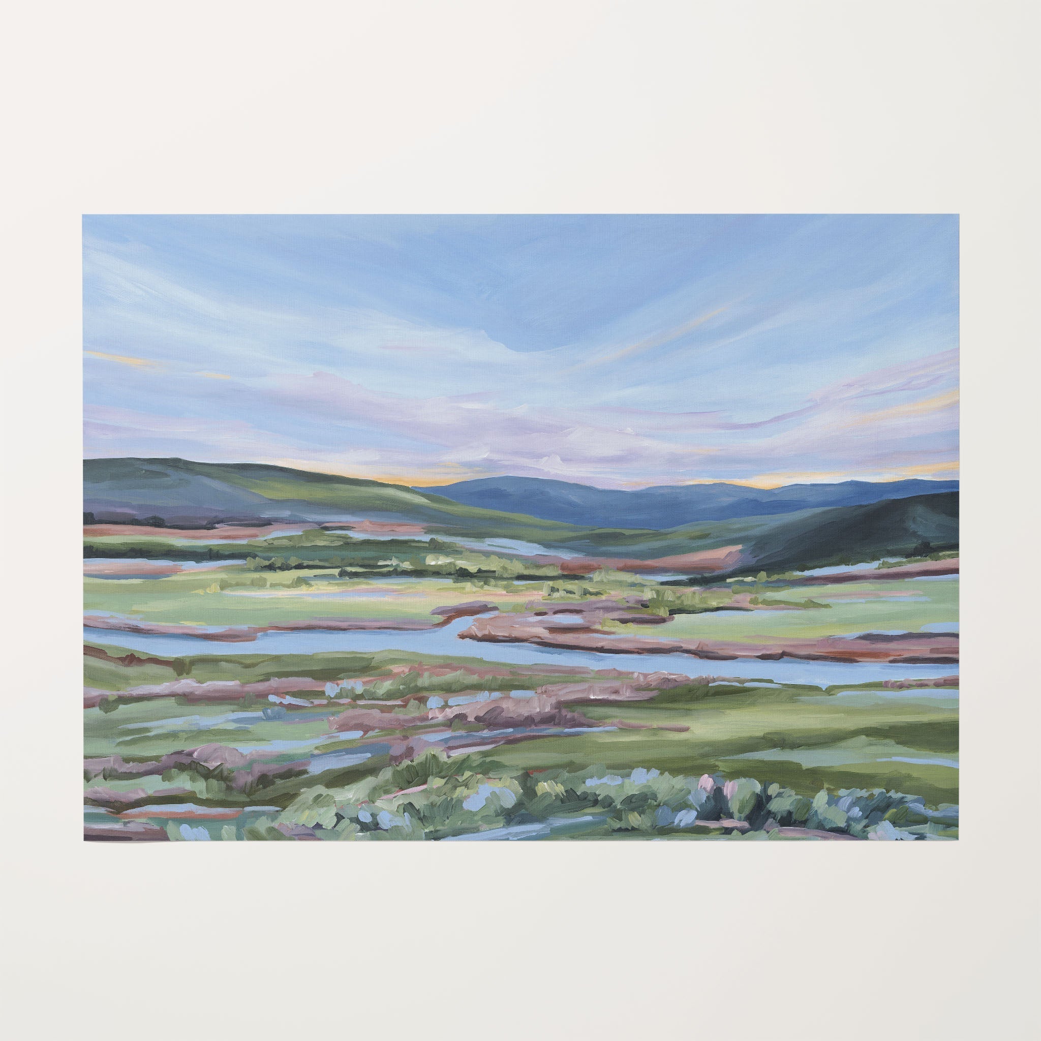 Eagle River Art Print - Stunning Landscape Wall Decor for Living Room, Bedroom & Office - Perfect Gift for Nature Lovers