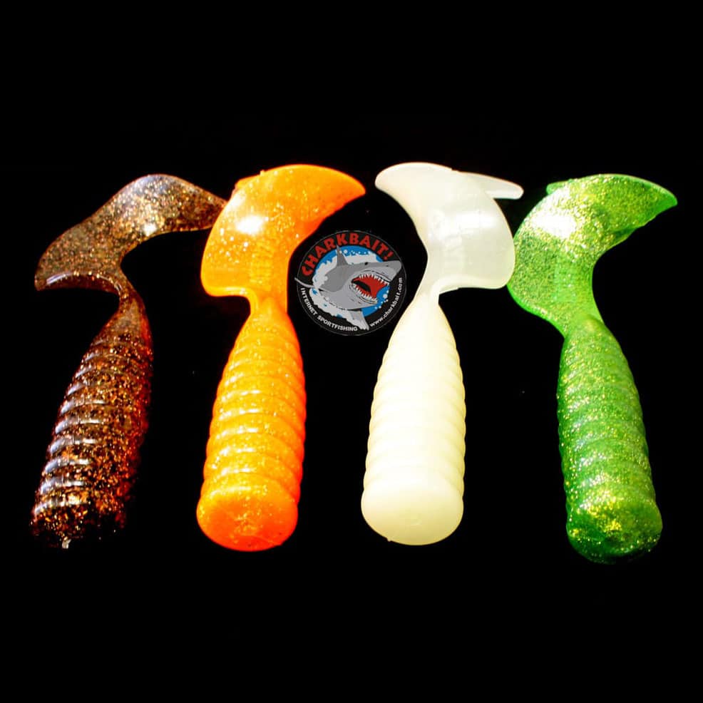 Boneyard Big Bone 11 Single Tail Grubs 3 Pack - Soft Plastic Fishing Lures for Bass, Trout & Walleye - Ideal for Freshwater & Saltwater Fishing