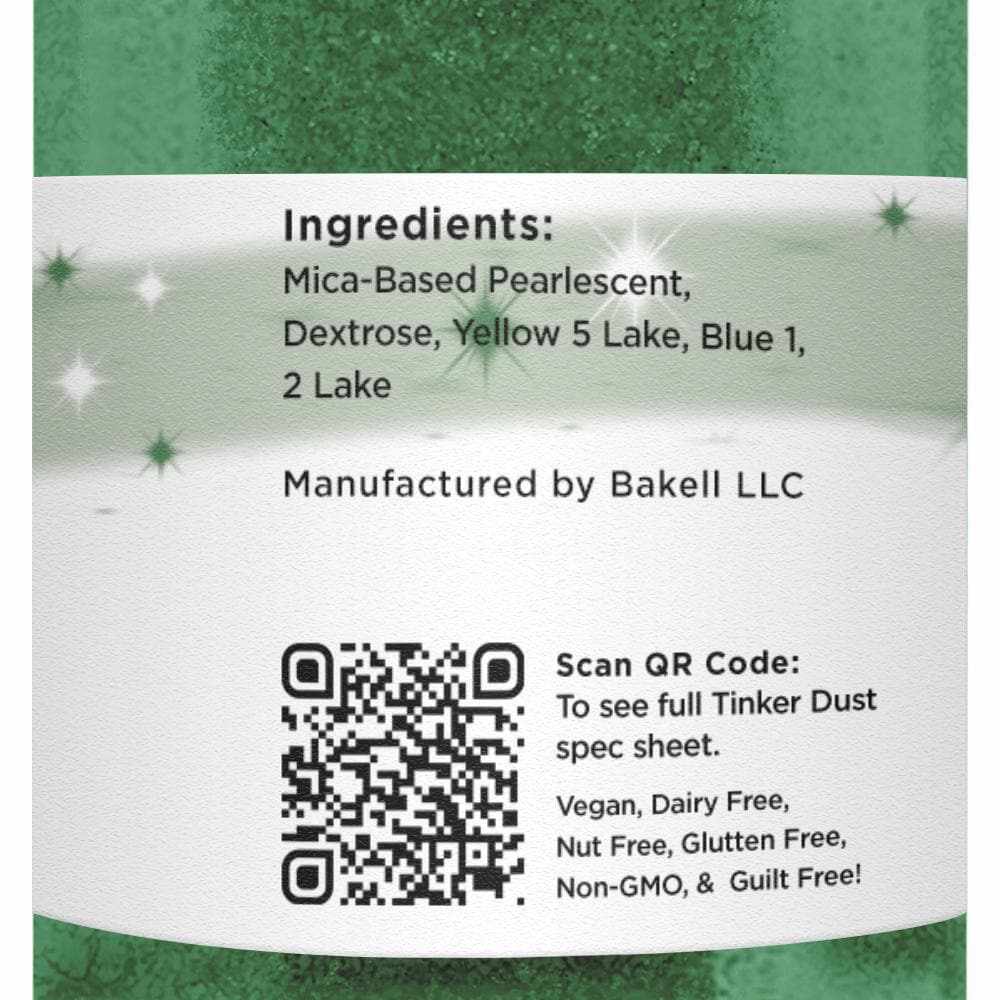 Christmas Tinker Dust Combo Pack B - 12 Piece Set with 50 Gram Jars for Holiday Crafts, DIY Slime Making, and Festive Decorations