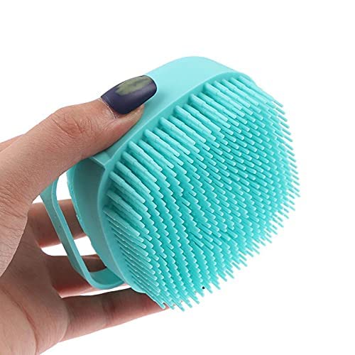 **Premium Silicone Body Brush with Soap Dispenser - Deep Cleansing & Exfoliating Bath Brush for Dead Skin Removal, Massage & Relaxation - Ideal for Men & Women (Multi Color) - Perfect for Shower, Bath & Spa Use**