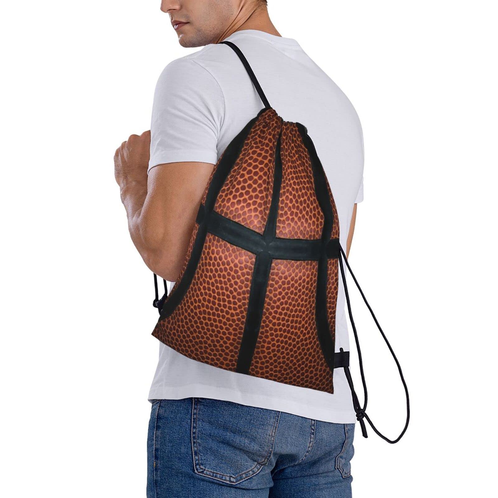 Drawstring Backpack - Lightweight Sports Gym Sack for Men & Women - Yoga, Travel, Shopping & Workout Essentials - Perfect for Gym, School, Beach and Outdoor Activities