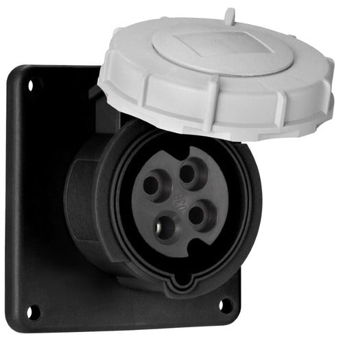 60A Pin and Sleeve Power Connectors - Heavy Duty Industrial Plugs for Machinery, Equipment, and Outdoor Power Distribution