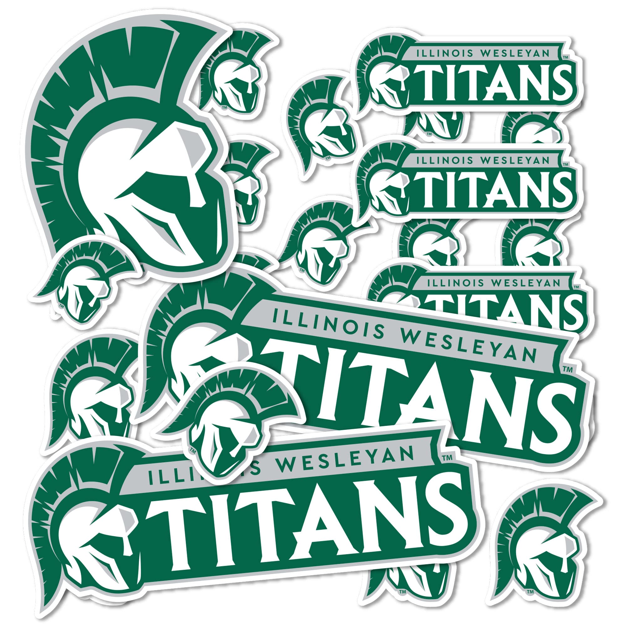 IWU Illinois Wesleyan University Desert Cactus Vinyl Decals - Waterproof Stickers for Laptop, Water Bottle, Car, Scrapbook - Perfect for School Spirit & College Decor (Type 1-1)