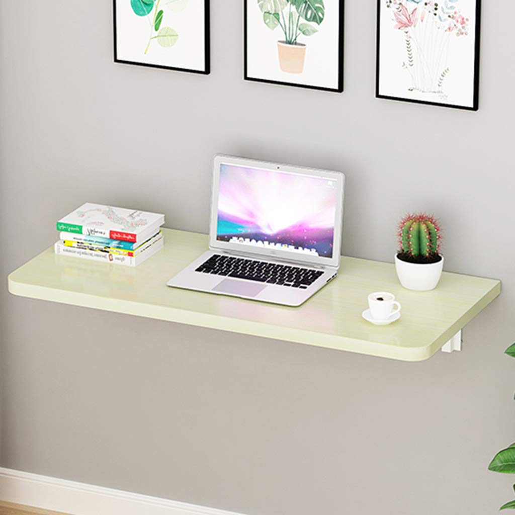 Space-Saving Wall-Mounted Drop-Leaf Table - Foldable Computer Desk & Kitchen Dining Table for Small Spaces | Perfect for Home Office, Laundry Room & Studio Apartments | Multi-Purpose Workstation for Laptops, Meals & Crafts